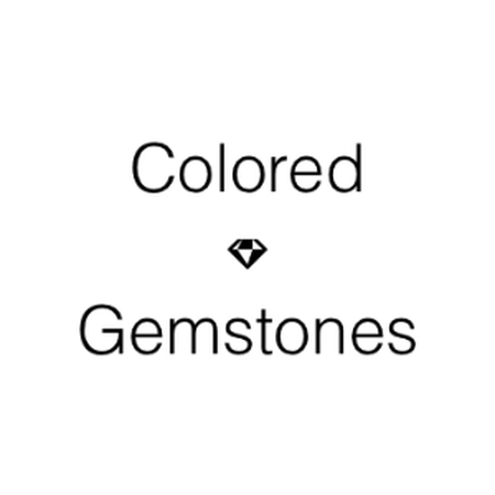 Ювелирные украшения из природных драгоценных цветных камней. Colored Gemstones.