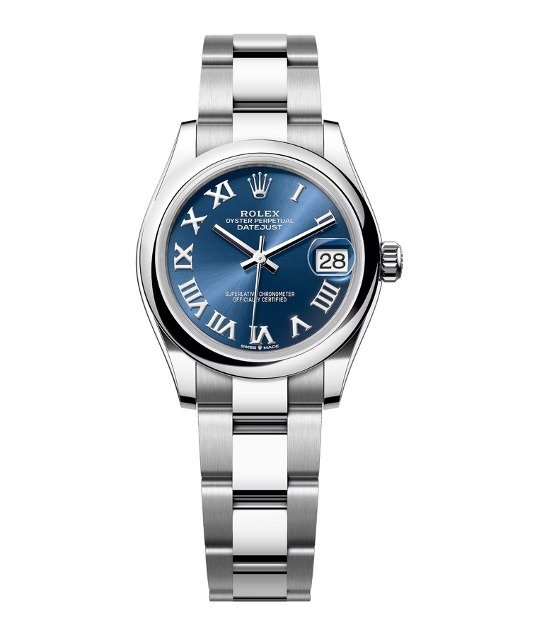 Rolex Datejust 31 mm Oystersteel Bright Blue Dial 278240