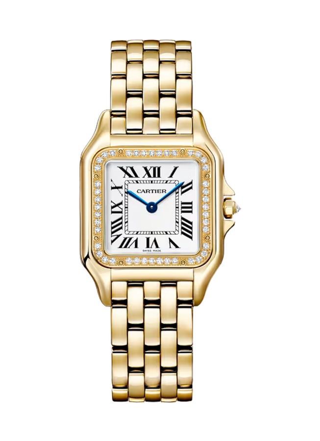 Cartier Panthere De Cartier Yellow Gold Diamond-set Medium 27 x 36 mm WJPN0085