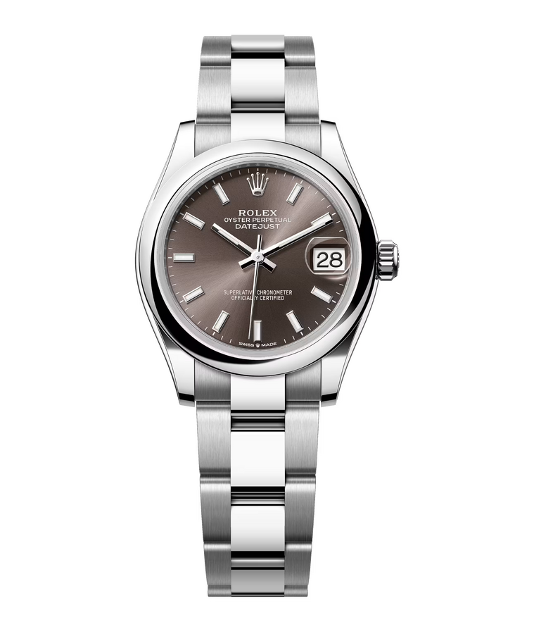 Rolex Datejust 31 mm Oystersteel Dark Grey Dial 278240
