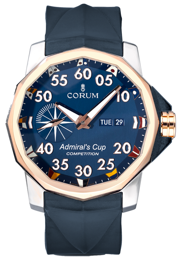 Corum Admirals Cup Competition Blue Dial 48 mm Titanium/Rose Gold 947.931.05
