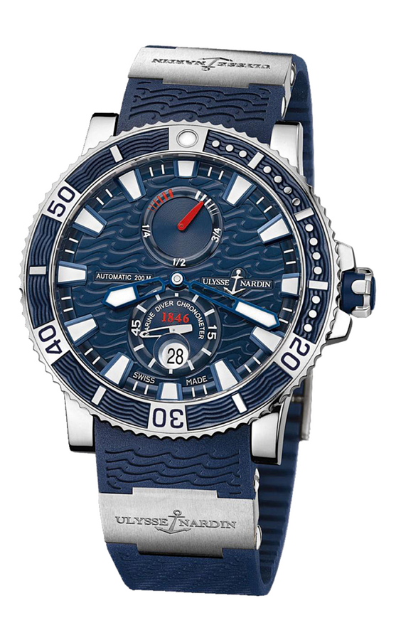 Ulysse Nardin Maxi Marine Diver Titanium Blue Dial 45 mm 263-90-3/93