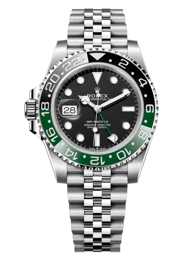 Rolex GMT-Master II 40 mm Oystersteel Black Dial 126720VTNR Jubilee