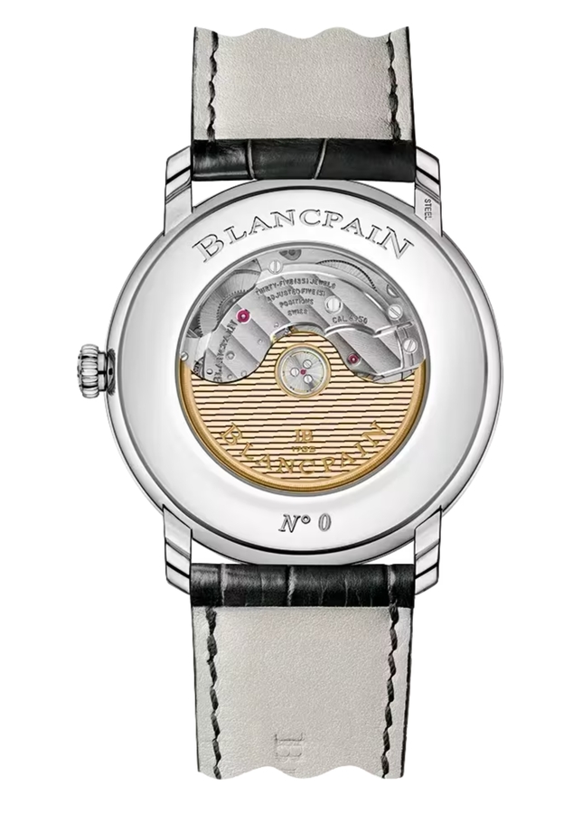 Blancpain Villeret Grande Date 40 mm Stainless Steel White Dial 6669 1127 55B