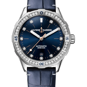 Ulysse Nardin Lady Diver Blue Diamonds Dial 39 mm 8163-182