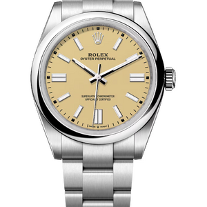 Rolex Oyster Perpetual 41 mm Oystersteel Beige Dial 134300