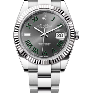 Rolex Datejust «Wimbledon» 41 mm White Rolesor Slate Dial 126334
