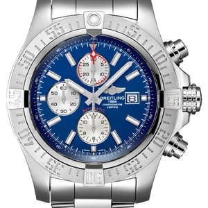 Breitling Super Avenger II Chronograph Stainless Steel «Mariner Blue» Dial 48 mm A13371