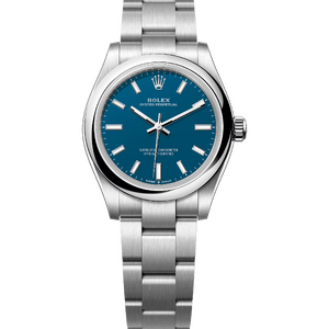 Rolex Oyster Perpetual 31 mm Oystersteel Med Blue Dial 277200