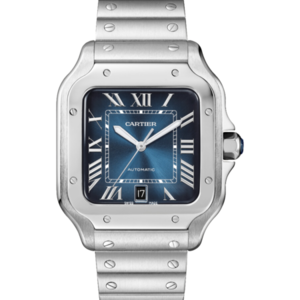 Cartier Santos De Cartier Large Automatic Blue Dial WSSA0071