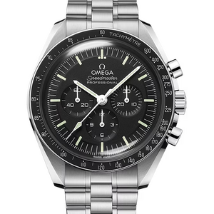 Omega Speedmaster Moonwatch Professional Stainless Steel Black Dial Chronograph 42 mm