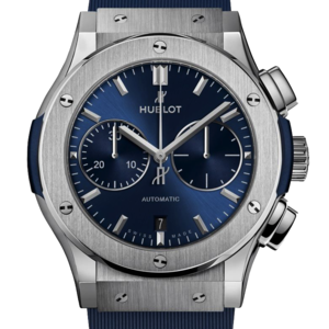 Hublot Classic Fusion Chronograph Titanium Blue 45 mm 521.NX.7170.RX