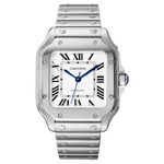 Cartier Santos De Cartier Medium Automatic Silver Opal Dial 41,9 x 35,1 mm WSSA0029