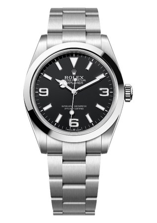 Rolex Explorer 40 mm Oystersteel Black Dial 224270