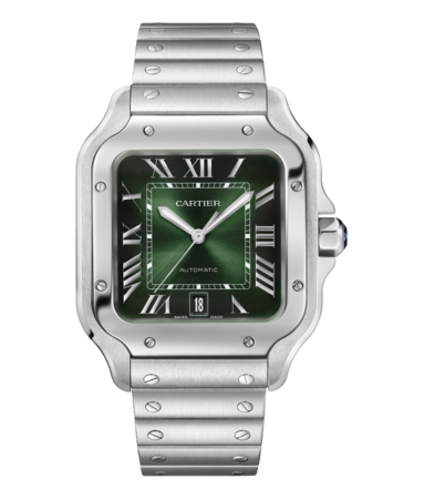 Cartier Santos De Cartier Large Automatic Green Dial 47,5 x 39,8 mm WSSA0062