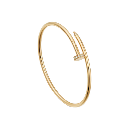 Браслет Cartier Juste Un Clou Diamonds Yellow Gold Small Model Size 17
