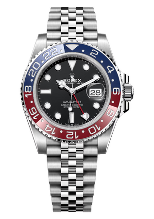 Часы Rolex GMT-Master II «Pepsi» 40 mm Oystersteel Black Dial 126710BLRO Jubilee