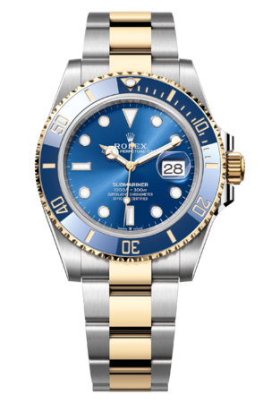 Rolex Submariner Date 41 mm Yellow Rolesor Royal Blue Dial 126613LB