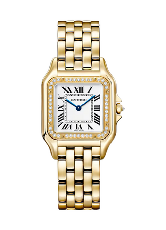 Cartier Panthere De Cartier Yellow Gold Diamond-set Medium 27 x 36 mm WJPN0085
