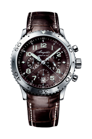 Breguet Type XXI Flyback Chronograph 42,5 mm Steel Ruthenium Dial 3810