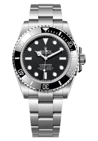 Rolex Submariner 41 mm Oystersteel Black Dial 124060