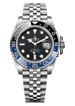 Rolex GMT-Master II «Batman» 40 mm Oystersteel Black Dial 126710BLNR Jubilee