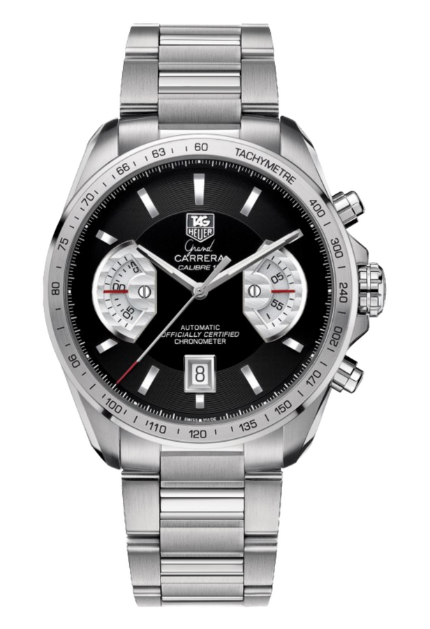 TAG Heuer Carrera Grand Black Dial Chronograph 43 mm CAV511A.BA0902