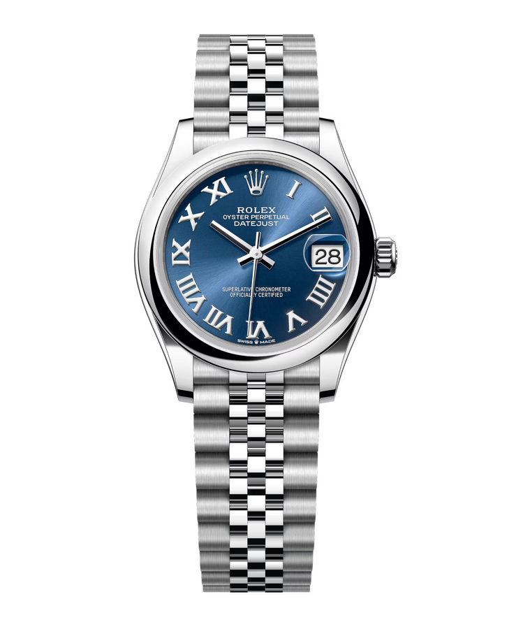 Rolex Datejust 31 mm Oystersteel Bright Blue Dial 278240 Jubilee