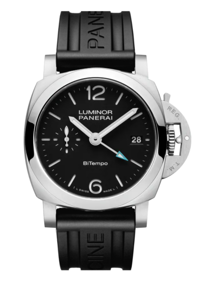 Panerai Luminor GMT 40 mm Stainless Steel Black Dial PAM01365