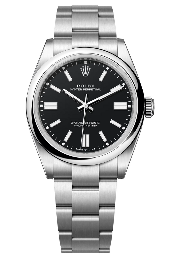 Rolex Oyster Perpetual 41 mm Oystersteel Black Dial 134300
