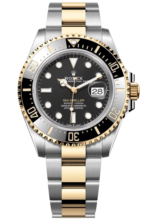 Rolex Sea-Dweller 43 mm Yellow Rolesor Black Dial 126603