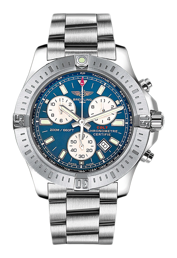 Breitling Colt Chronograph II Stainless Steel «Mariner Blue» 44 mm A73388