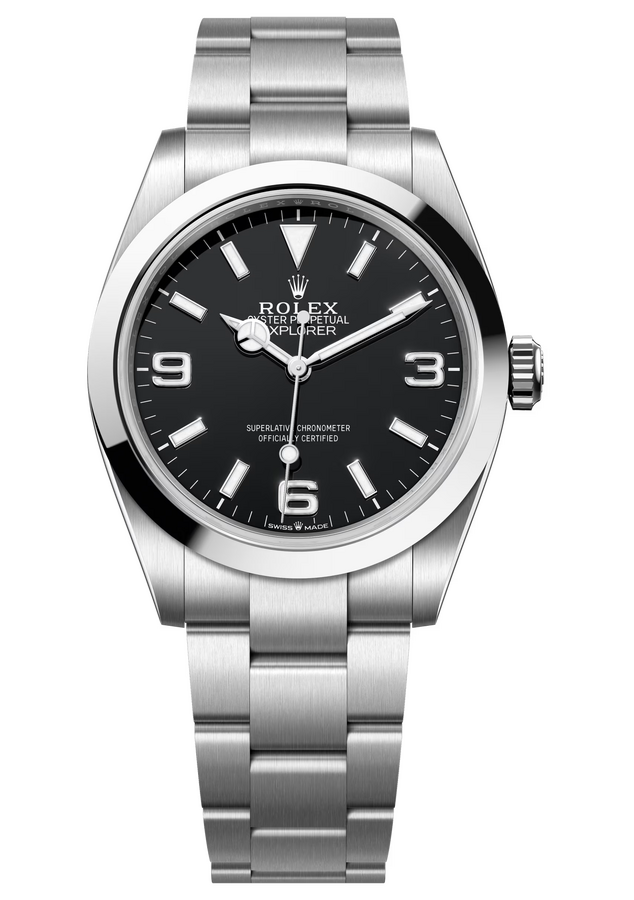 Rolex Explorer 40 mm Oystersteel Black Dial 224270