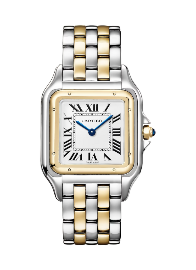 Cartier Panthere De Cartier Stainless Steel/Yellow Gold Large 31 x 42 mm W2PN0016