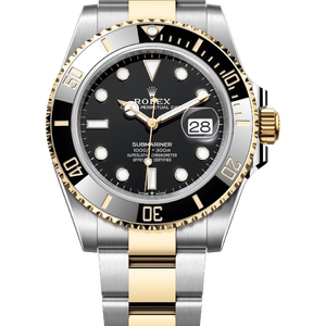 Часы Rolex Submariner Date 41 mm Yellow Rolesor Black Dial 126613LN