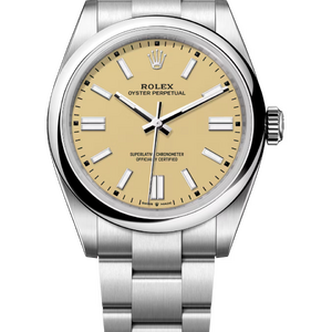 Rolex Oyster Perpetual 41 mm Oystersteel Beige Dial 134300