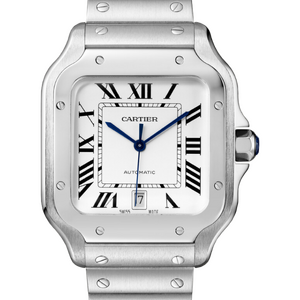 Cartier Santos De Cartier Large Automatic Silver Opal Dial 47,5 x 39,8 mm WSSA0018