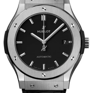 Hublot Classic Fusion Titanium Black Alligator Leather 45 mm 511.NX.1171.LR