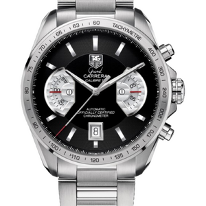 TAG Heuer Carrera Grand Black Dial Chronograph 43 mm CAV511A.BA0902