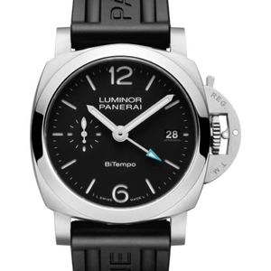 Panerai Luminor GMT 40 mm Stainless Steel Black Dial PAM01365