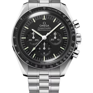 Omega Speedmaster Moonwatch Professional Stainless Steel Black Dial Chronograph 42 mm