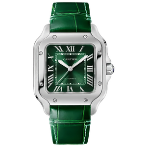 Cartier Santos De Cartier Medium Automatic Green Dial 41,9 x 35,1 mm WSSA0061