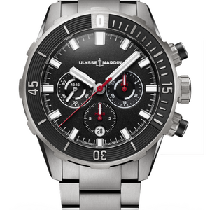 Ulysse Nardin Diver Titanium Chronograph Black Dial 44 mm 1503-170-7M/92