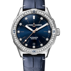 Ulysse Nardin Lady Diver Blue Diamonds Dial 39 mm 8163-182