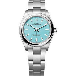 Rolex Oyster Perpetual «Tiffany» 31 mm Oystersteel Turquoise Blue Dial 277200