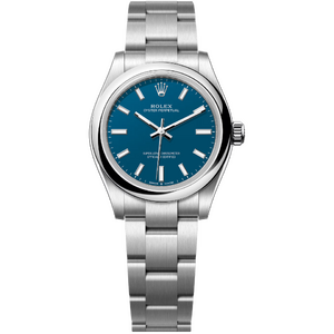 Rolex Oyster Perpetual 31 mm Oystersteel Med Blue Dial 277200