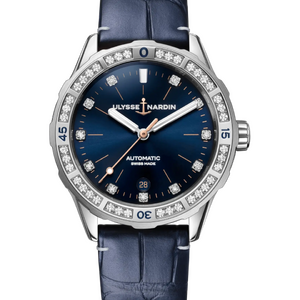 Ulysse Nardin Lady Diver Blue Diamonds Dial 39 mm 8163-182