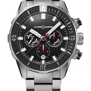 Ulysse Nardin Diver Titanium Chronograph Black Dial 44 mm 1503-170-7M/92