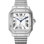 Cartier Santos De Cartier Medium Automatic Silver Opal Dial 41,9 x 35,1 mm WSSA0029