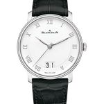 Blancpain Villeret Grande Date 40 mm Stainless Steel White Dial 6669 1127 55B